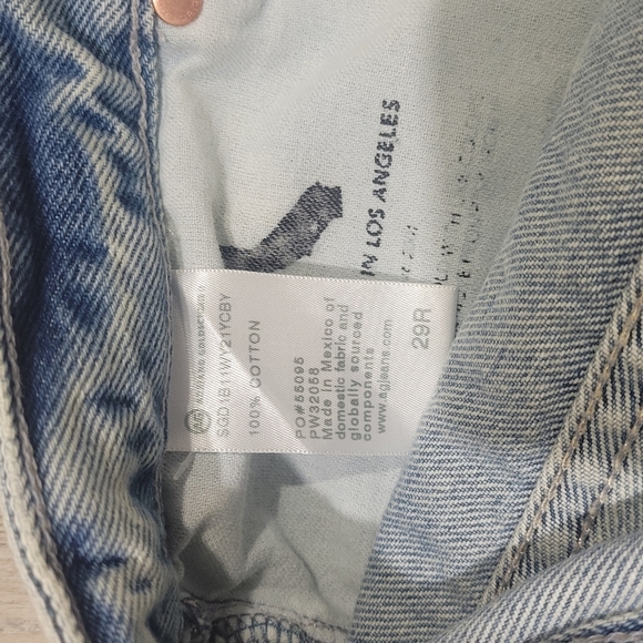 Ag Adriano Goldschmied Alexxis High Rise Wedgie Shorts SZ 29 - Picture 6 of 6